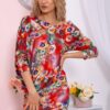 0f3aa6da-e8bc-11ec-a582-d8cb8a9c13c3 Міні-сукня в квітковий принт, червоного кольору
