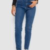 11bb8f76-679a-11ef-8588-d8cb8a9c13c3 Джинси жіночі Mom-fit стрейч, колір синій