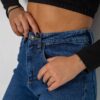 11bb8f76-679a-11ef-8588-d8cb8a9c13c3-3 Джинси жіночі Mom-fit стрейч, колір синій