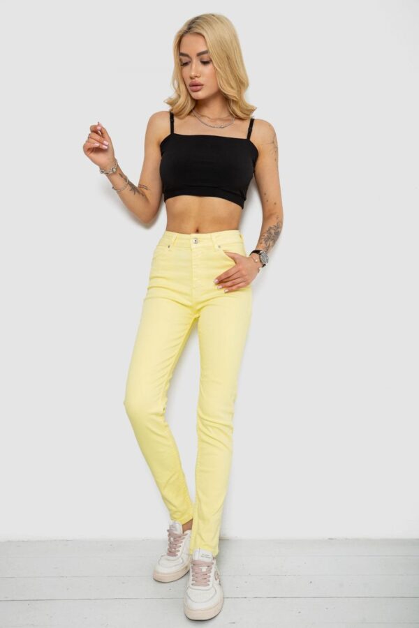 45c3a603-34a6-11f0-ac2f-0cc47ae7dc54-1 Джинси жіночі Slim Fit, колір жовтий