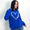 5067036876_uteplenij-svitshot-z-1 Утеплений світшот з принтом "Heart" | Батал