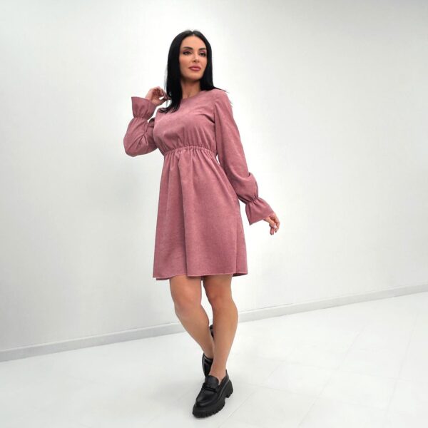 5363049082_velvetova-suknya-iz Вельветова сукня із завищеною талією "Wesley" | Норма