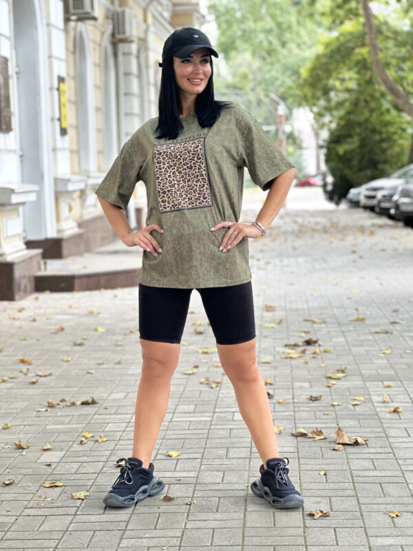 6073986978_litnij-zhinochij-komplekt Літній жіночий комплект з велосипедками рубчик "Galway"| Норма і батал