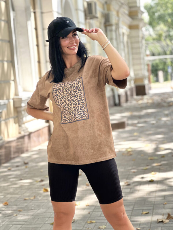 6073986983_litnij-zhinochij-komplekt Літній жіночий комплект з велосипедками рубчик "Galway"| Норма і батал