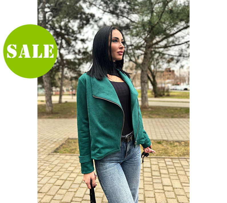 6594157178_zamsheva-kurtka-zhaket-nessa Замшева куртка-жакет "Nessa" I Батал I Розпродаж моделі