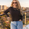 6858185777_zhinocha-koftinka-z Жіноча кофтинка з декольте сітка "Annabel" | Норма і батал