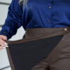 7187672572_shkiryana-mini-spidnitsya-shorti Шкіряна міні спідниця-шорти на запах "Ora" | Норма і батал