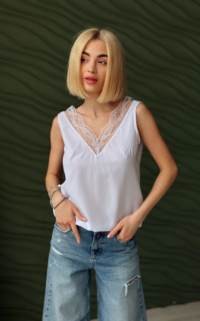 7330843173_litnya-bluza-z-1 Літня блуза з глибоким декольте "Gloria" | Батал