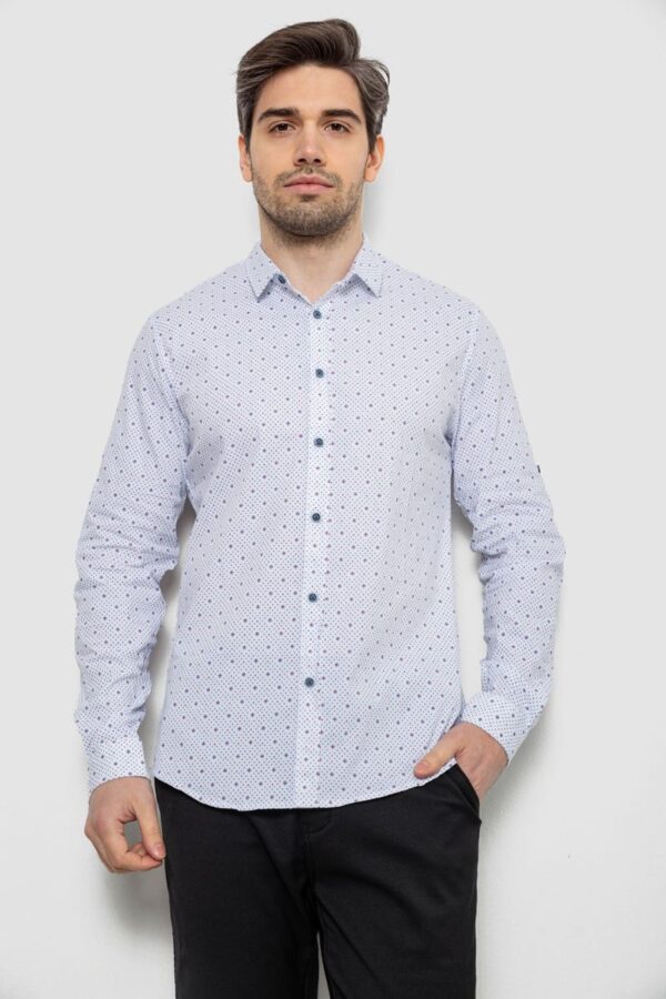 7f95ab1b-dbef-11f0-ac30-0cc47ae7dc54-5 Сорочка чоловіча однотонна з принтом, колір білий