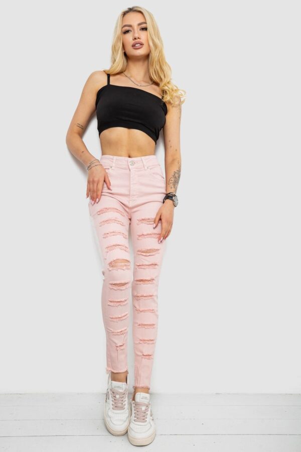 a43293d9-3559-11f0-ac2f-0cc47ae7dc54-1 Джинси жіночі Slim Fit, колір пудровий