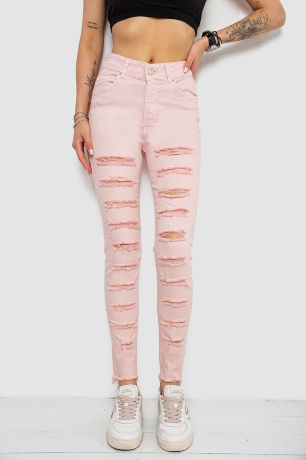 a43293d9-3559-11f0-ac2f-0cc47ae7dc54 Джинси жіночі Slim Fit, колір пудровий