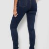 Джинси жіночі однотонні Skinny, колір синій