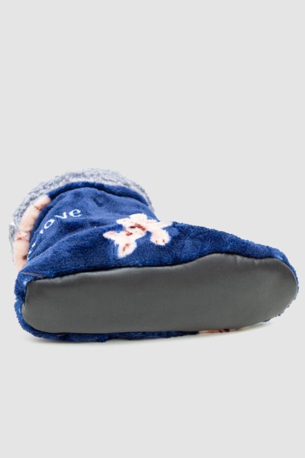 aae085e3-b9f4-11ee-8588-d8cb8a9c13c3-9 Капці-чобітки домашні плюшеві, колір синьо-сірий