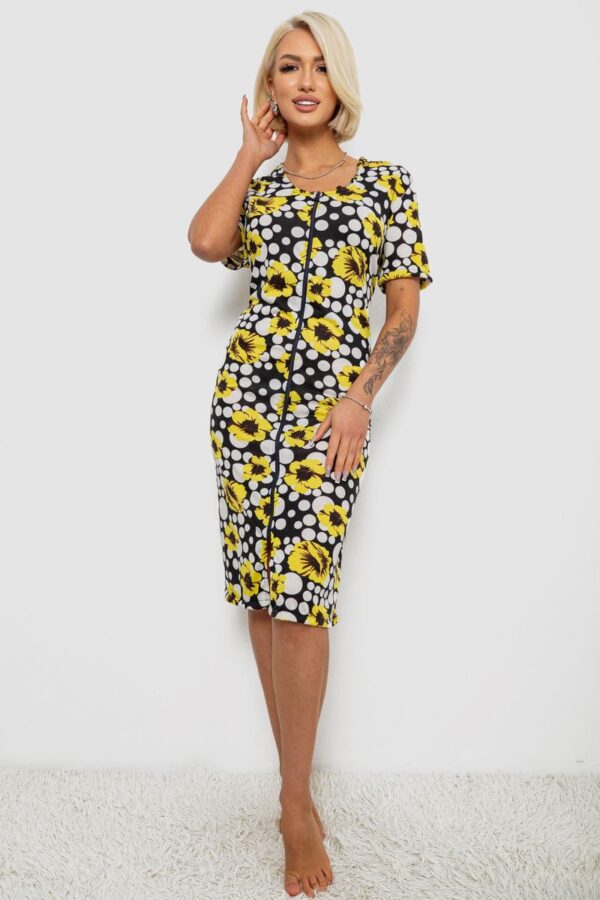 cb8e6e1f-f11f-11f0-ac30-0cc47ae7dc54-6 Халат жіночий на блискавці з принтом, колір жовтий