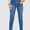 d23445f0-679f-11ef-8588-d8cb8a9c13c3 Джинси жіночі Mom-fit стрейч, колір синій